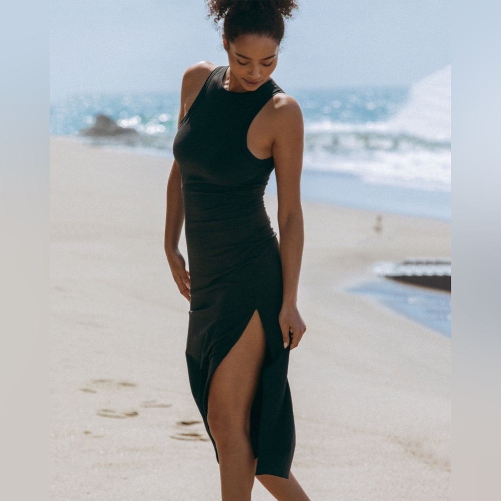 Anthropologie x LSPACE Sawyer Dress in Black size 3X - Picture 3 of 17